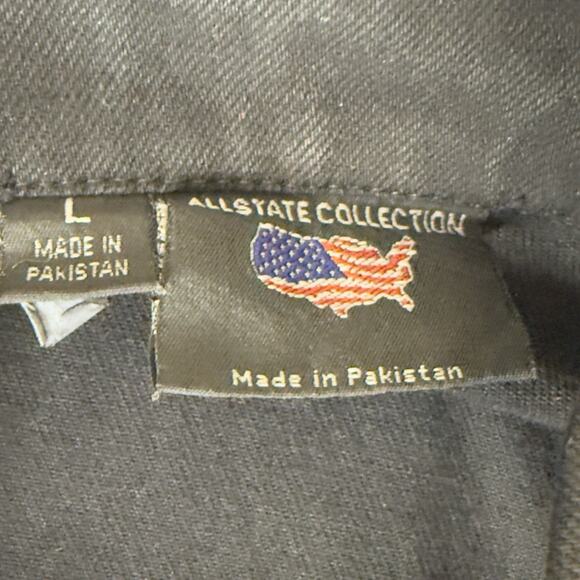 Allstate Collection Black Denim Vest with Batman Emblems – Men’s L, Cotton - Picture 9 of 14